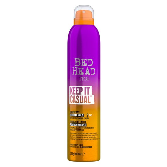 TIGI BED HEAD Keep It Casual rugalmas tartást adó hajlakk 400 ml