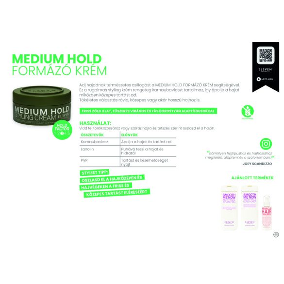 Eleven Australia Medium Hold Krém 85 g