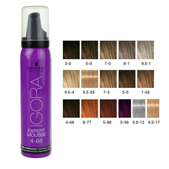 Schwarzkopf Igora Expert Mousse Kimosható Színező Hajhab 100 4971