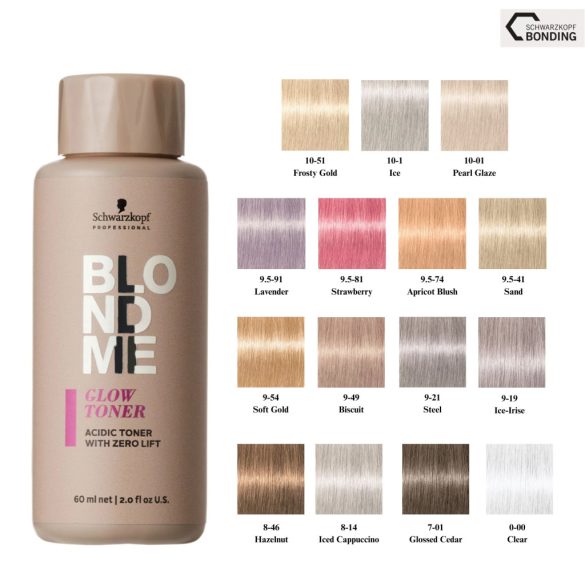 Schwarzkopf Blondme Lifting, Lift&Blend, Toning hajfesték és árnyaló 60 ml