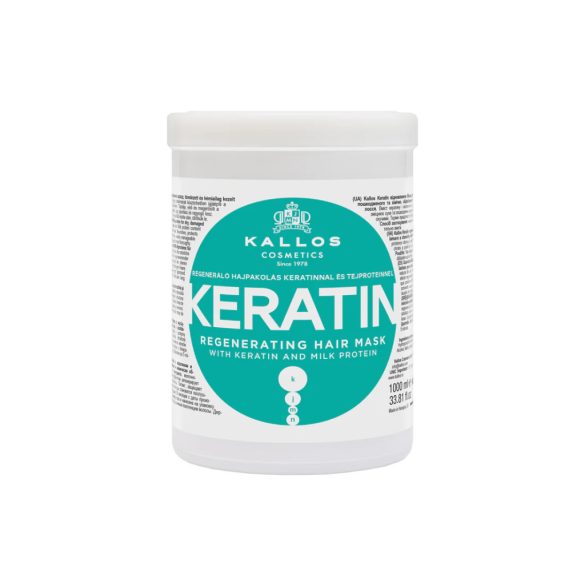 Kallos KJMN Keratin hajpakolás száraz hajra 1000 ml