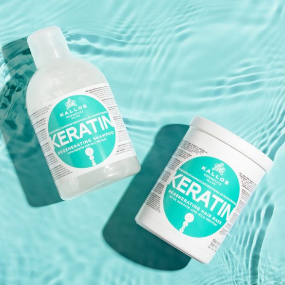 Kallos KJMN Keratin hajpakolás száraz hajra 1000 ml