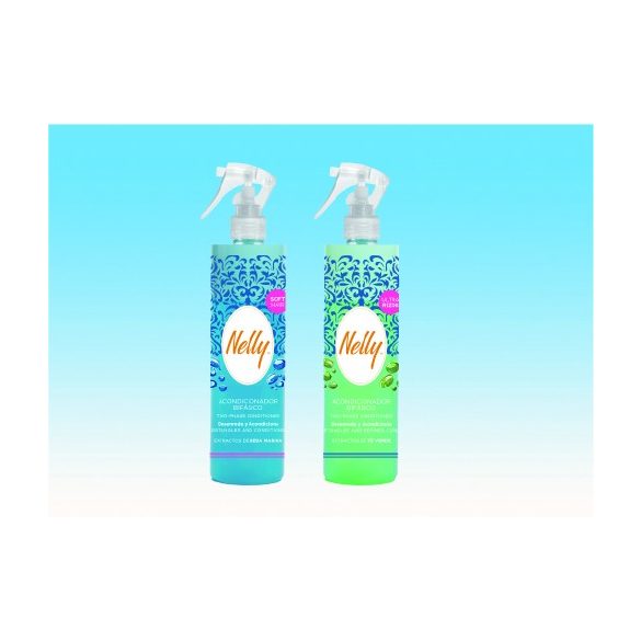 Nelly instant kétfázisú kondicionáló hajfényspray volumennövelő (lila) 400 ml