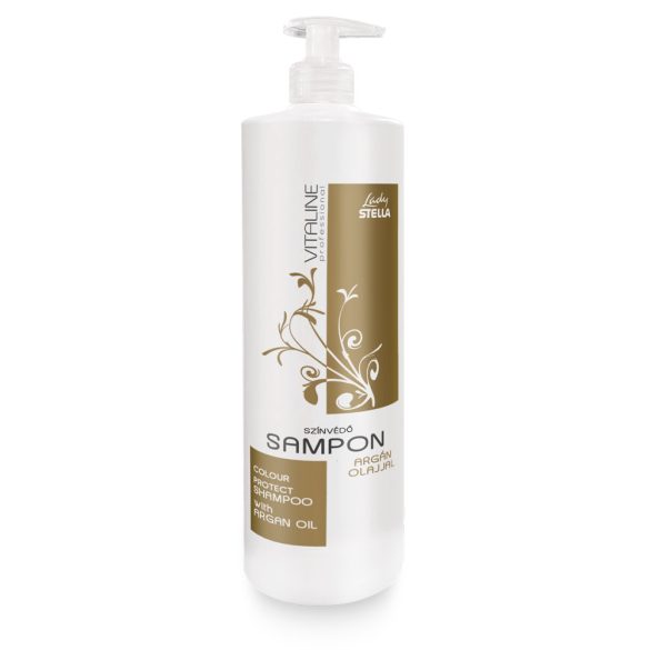 Lady Stella Vitaline Professional sampon festett, igénybevett hajra 1000 ml