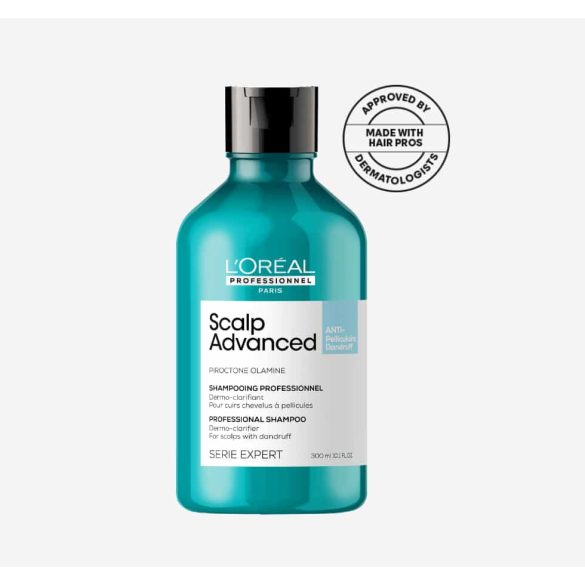 L'Oréal Scalp Advanced Anti-dandruff Dermo-Clarifier sampon korpás hajra 300 ml