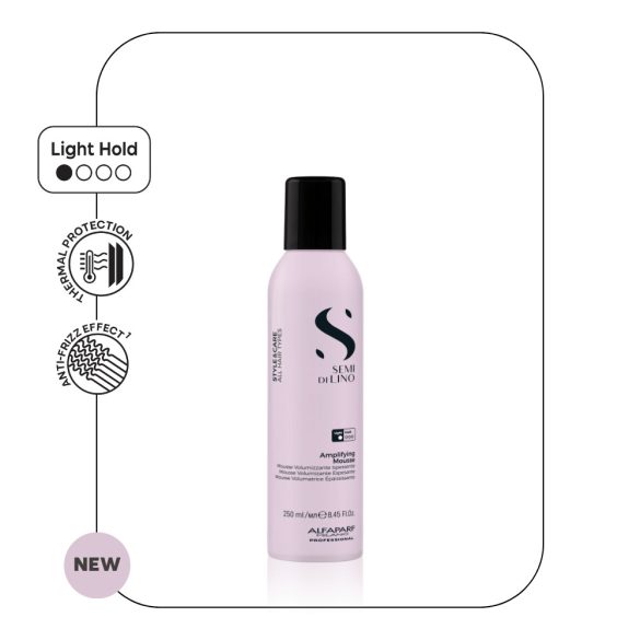 Alfaparf Semi di Lino Amplifying Mousse lágy tartást adó hajhab 250 ml