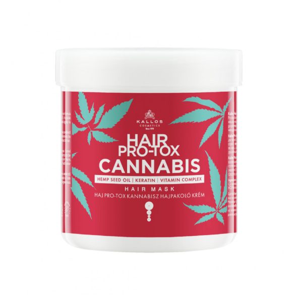 Kallos Hair Pro-Tox Cannabis hajpakolás 1000 ml