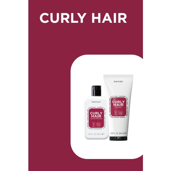 Kemon Hair Care CURLY HAIR tápláló sampon göndör hajra 1000 ml