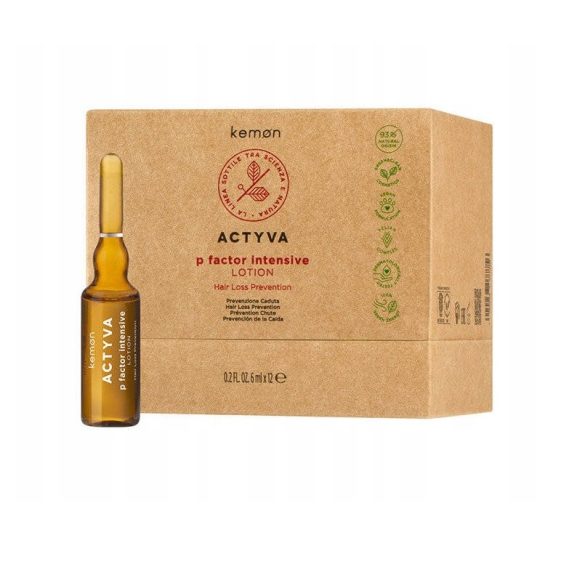 Kemon Actyva P Factor Intensive Lotion hajhullás elleni hajkezelő 12x6 ml