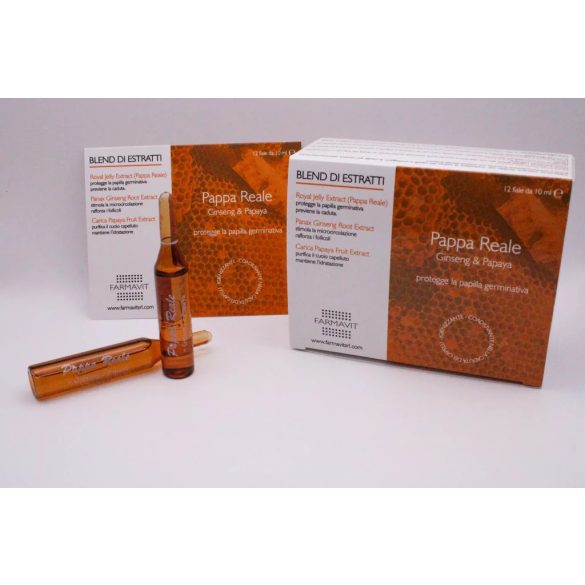 Farmavit Pappa Reale kezelő ampullák sérült hajra 12x10 ml