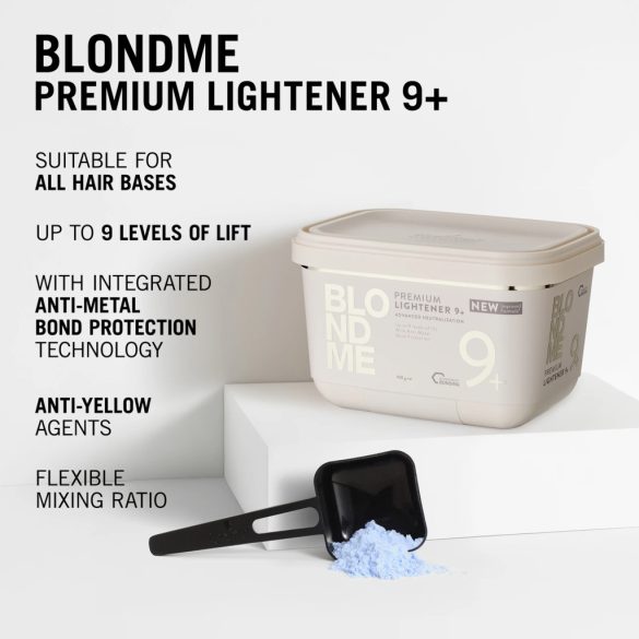 Schwarzkopf Blondme Prémium Lightener 9+ szőkítőpor 450 g
