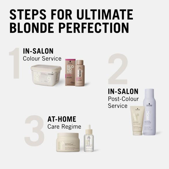 Schwarzkopf Blondme Prémium Lightener 9+ szőkítőpor 450 g