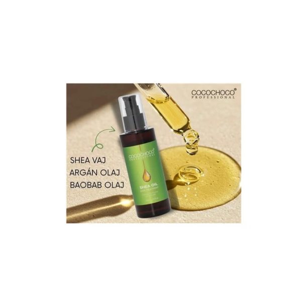 COCOCHOCO Shea Vaj Olaj - Esszenciális, Helyreállító Tápláló Olaj  100 ml