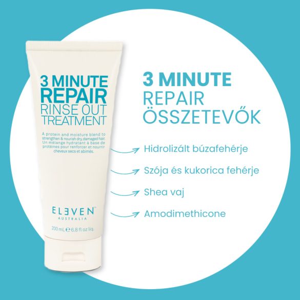 Eleven Australia 3 Minute Repair Mélyápoló pakolás 200 ml