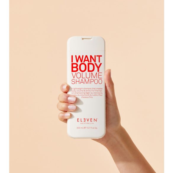 Eleven Australia I Want Body szulfátmentes, parabénmentes volumennövelő sampon 300 ml