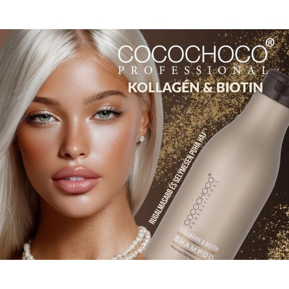 COCOCHOCO Szulfátmentes Kollagén - Biotin Sampon 400 ml