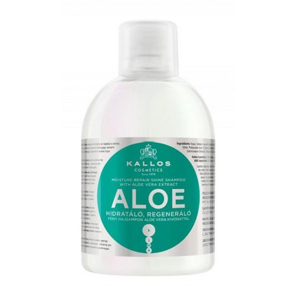 Kallos KJMN Aloe Vera Hidratáló Regeneráló Fény Sampon 1000 ml