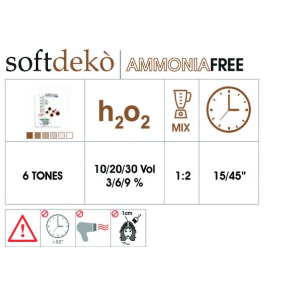 Raywell SOFTDEKO Ammóniamentes szőkítőpor 1000 g