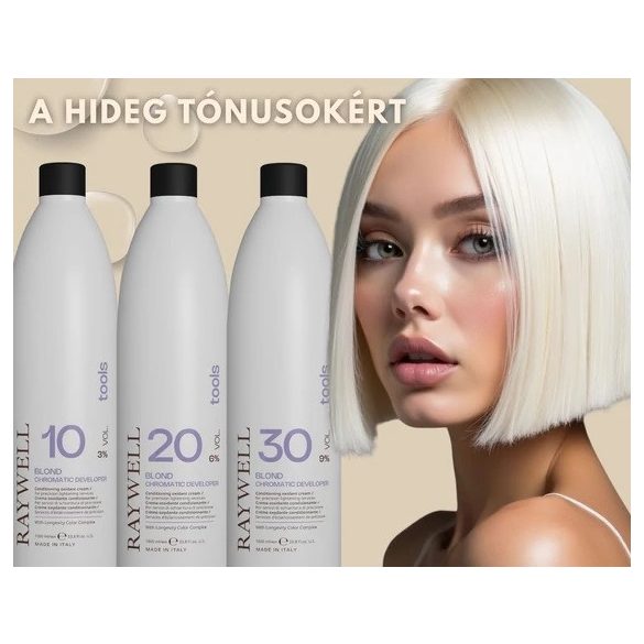 Raywell Tools Blond Chromatic Színkorrekciós Krémoxigenta – Aktivátor 1000 ml