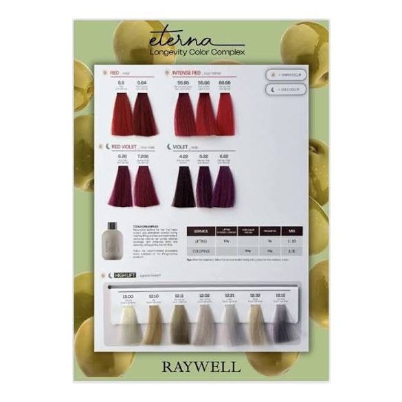 Raywell Eterna Longevity Color ComPlex Tartós Krémhajfesték 100 ml