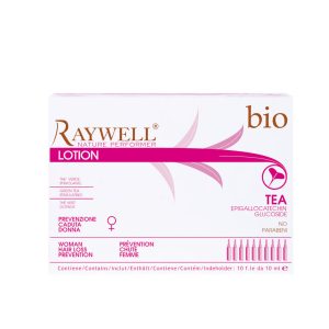 Raywell Bio Tea Hajnövesztő és Hajhullás elleni ampulla csomag nőknek 10x10 ml