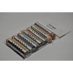 Hajcsavaró gumis golyós fém lyukas 15mm 7db-os