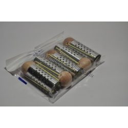 Hajcsavaró gumis golyós fém lyukas 25mm 5db-os