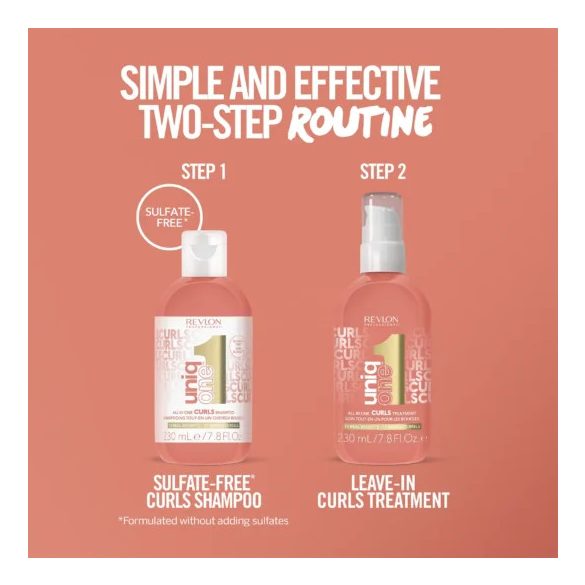 REVLON Uniq One Curls sampon göndör hajra 230 ml