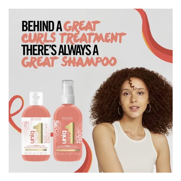 REVLON Uniq One Curls sampon göndör hajra 230 ml