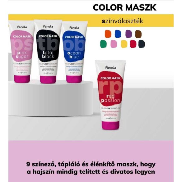 Fanola Color Mask szinező pakolás  200 ml