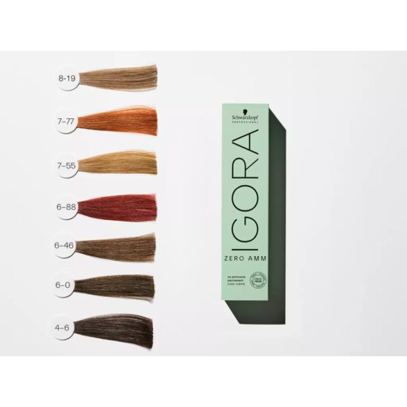 Schwarzkopf Igora Zero Amm ammóniamentes tartós hajfesték 60 ml