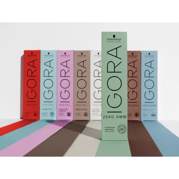 Schwarzkopf Igora Zero Amm ammóniamentes tartós hajfesték 60 ml