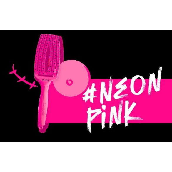 Olivia Garden Finger Brush hajkefe Combo-M Neon Pink, Neon Purple, Iconic Bronze,Gold,Silver