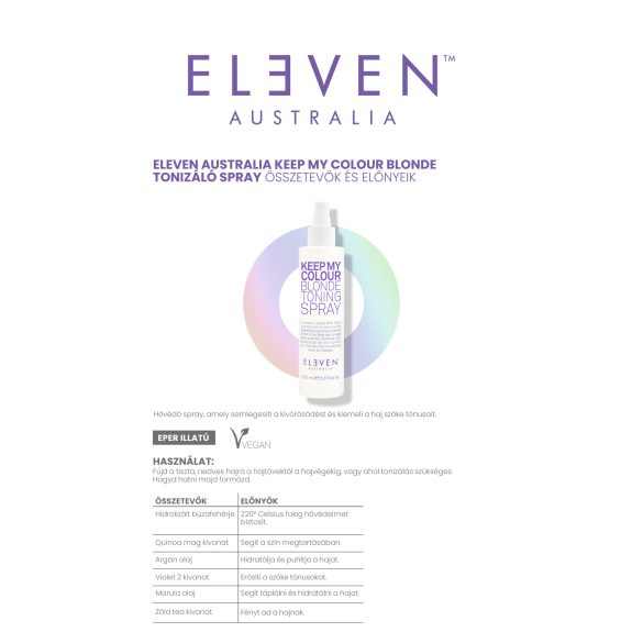 Eleven Australia Keep My Colour Blonde Toning spray 200 ml