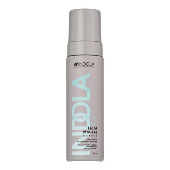 Indola Style Volume LIGHT MOUSSE  Könnyű, nem aeroszolos hajhab 200 ml