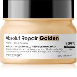   L'Oréal Série Expert Absolut Repair Golden pakolás  quinoa+protein erősen igénybevett hajra 250 ml
