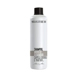   Selective Artistic Flair Al Midollo Shampoo kémiailag kezelt és vékonyszálú  hajra 1000 ml