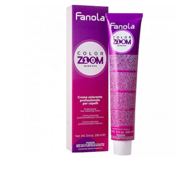 Fanola ColorZoom 10 minutes krémhajfesték 100 ml