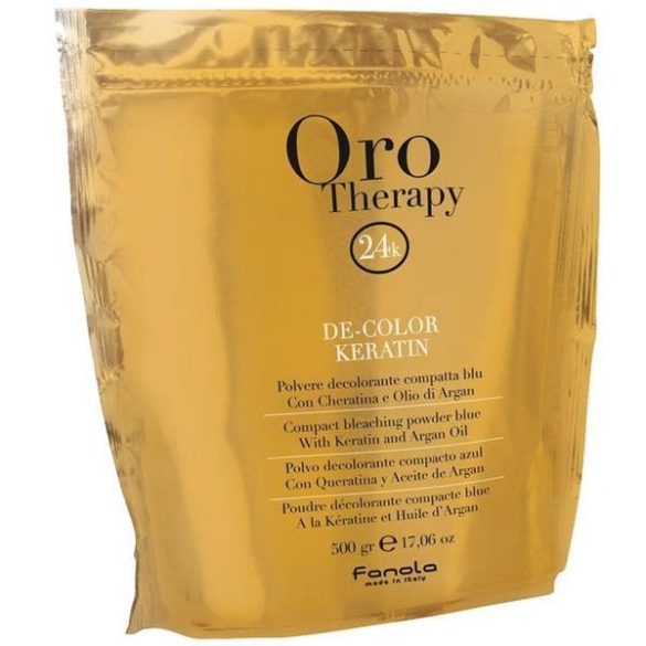 Fanola Oro Therapy De-color Keratin szőkítőpor 500 g
