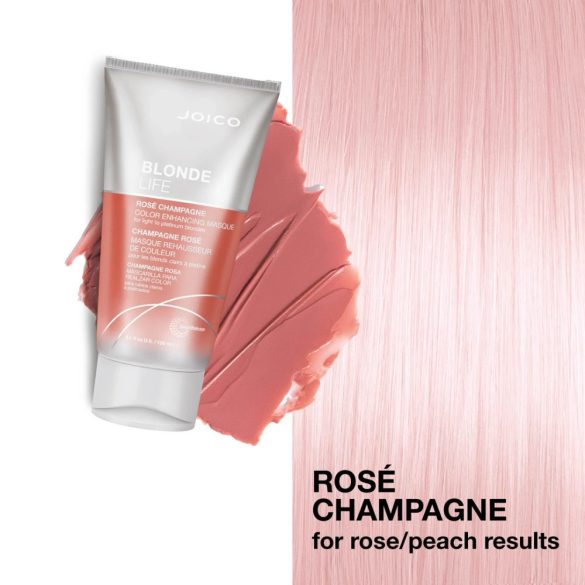 Joico Blonde Life hajszínező maszk Rosé Champagne 150 ml