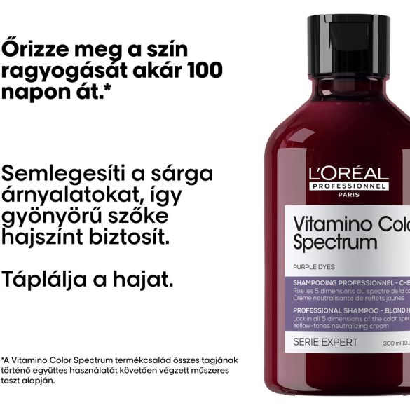 L'oreal Serie Expert Vitamino Color Spectrum sampon pigmentált lila Purple 300 ml