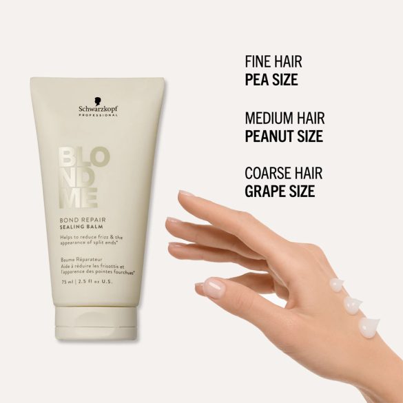 Schwarzkopf BlondMe Bond Repair Sealing Balm hajvégápoló balzsam 75 ml