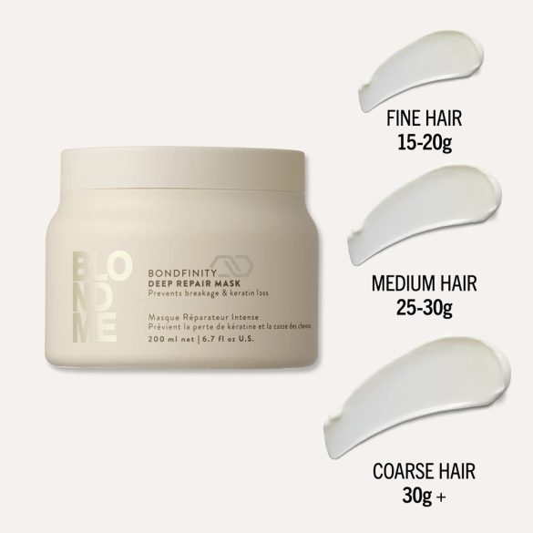 Schwarzkopf BlondMe Bondfinity Deep Repair maszk 200 ml
