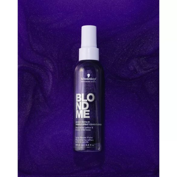Schwarzkopf BlondMe Bond Repair Purple Hidegszőke spray balzsam 150 ml