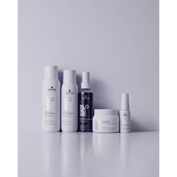 Schwarzkopf BlondMe Bond Repair Purple Hidegszőke spray balzsam 150 ml