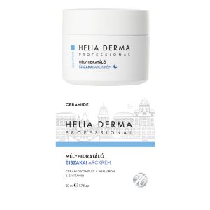 HELIA DERMA PROFESSIONAL CERAMIDE MÉLYHIDRATÁLÓ ÉJSZAKAI ARCKRÉM MINDEN BŐRTÍPUSRA 50 ml