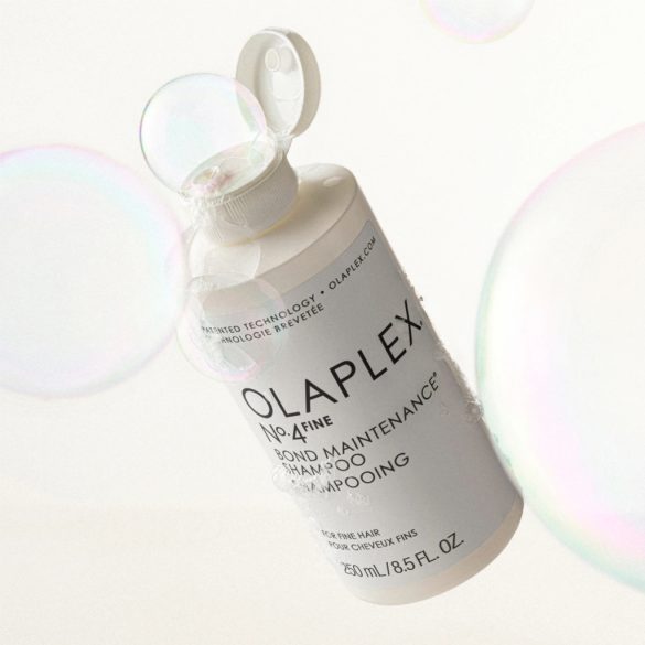 Olaplex No.4 FINE Bond Maintenance Volumennövelő sampon vékonyszálú hajra 250 ml