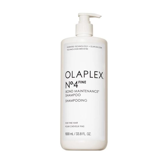 Olaplex No.4 FINE Bond Maintenance Volumennövelő sampon vékonyszálú hajra 1000 ml