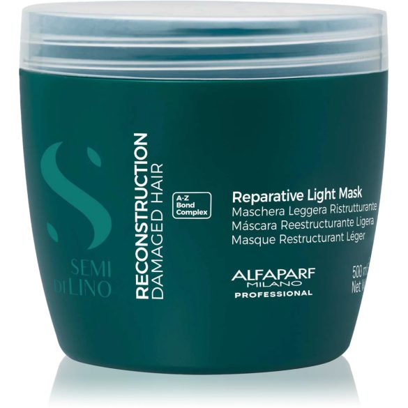Alfaparf Semi di Lino Reconstruction Light hajmaszk vékony szálú, sérült hajra 200 ml