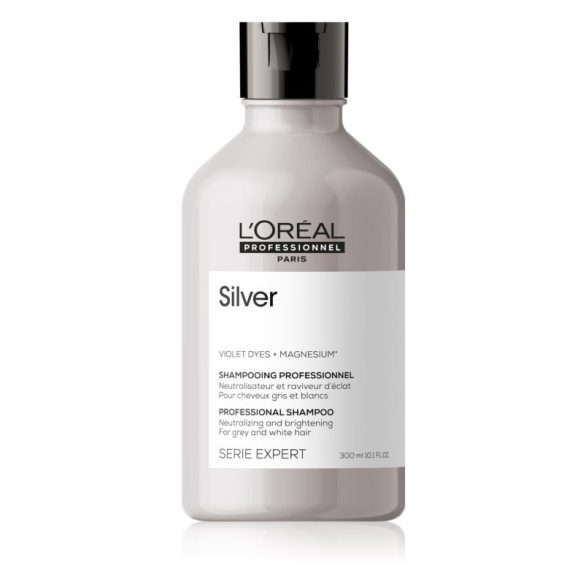 L'Oréal Série Expert Silver sampon szőke és ősz hajra 300 ml
